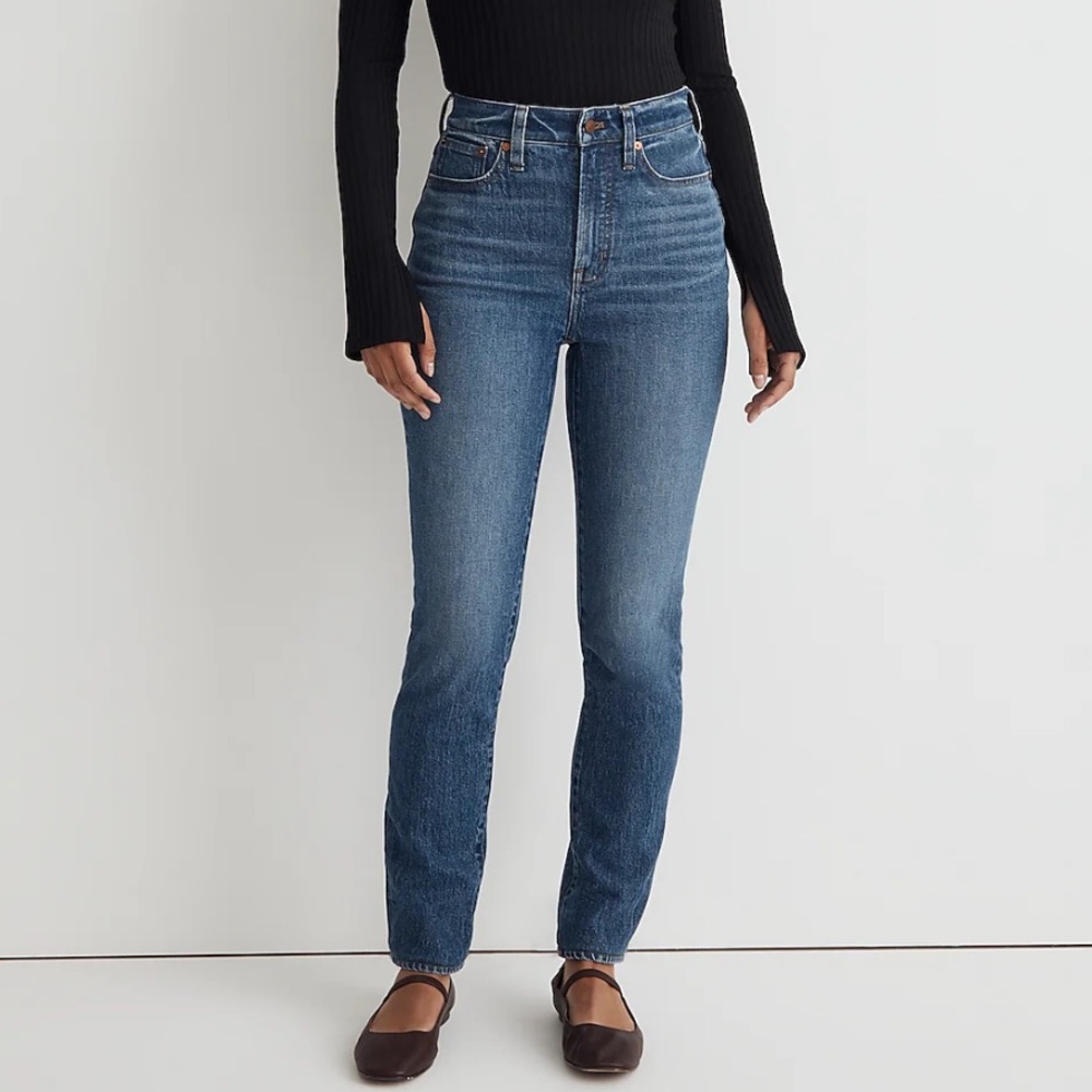 Madewell curvy perfect vintage jean in decatur wash